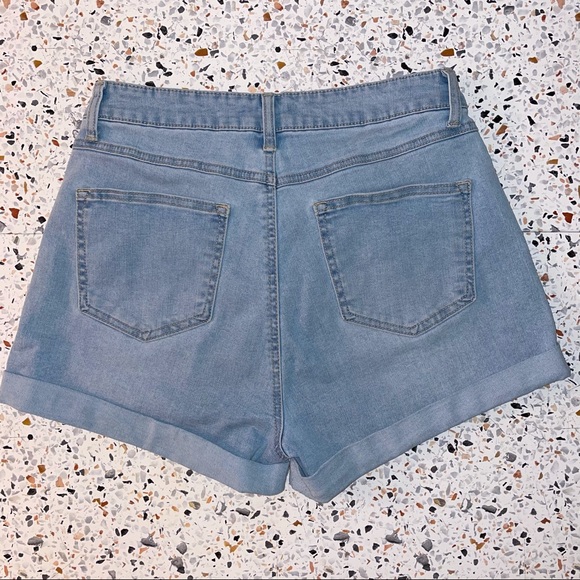 High Rise Jean Shorts - Picture 2 of 3